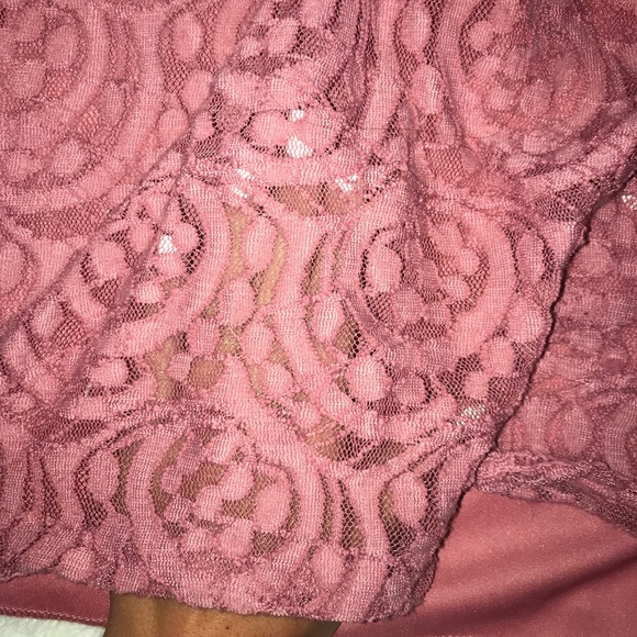 Mauve/pink halter crop top - Picture 4 of 4